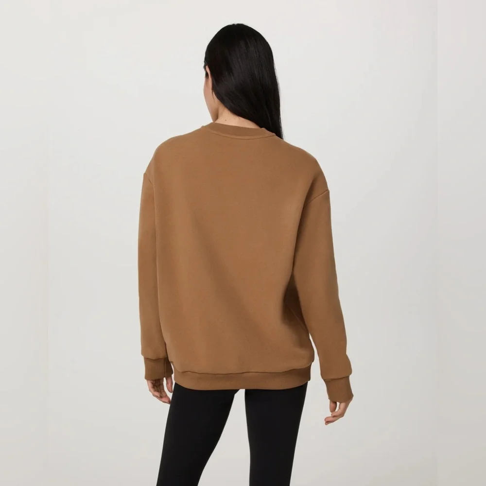 NWT Disturbia Restore Oversized Crew 2.0 in Toffee Size XS
